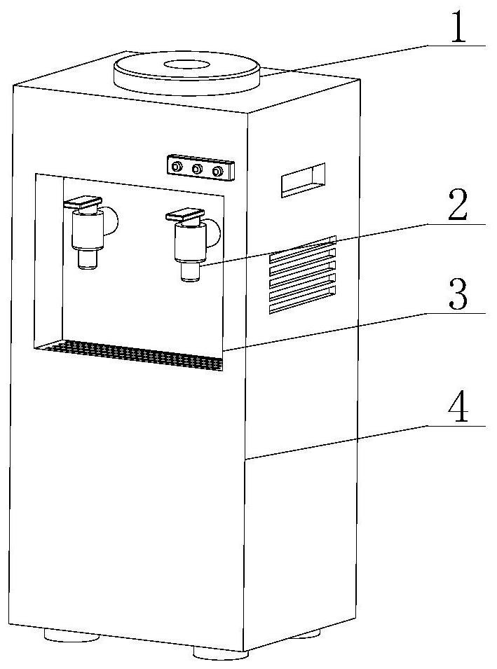 一种饮水机热罐取放检测装置