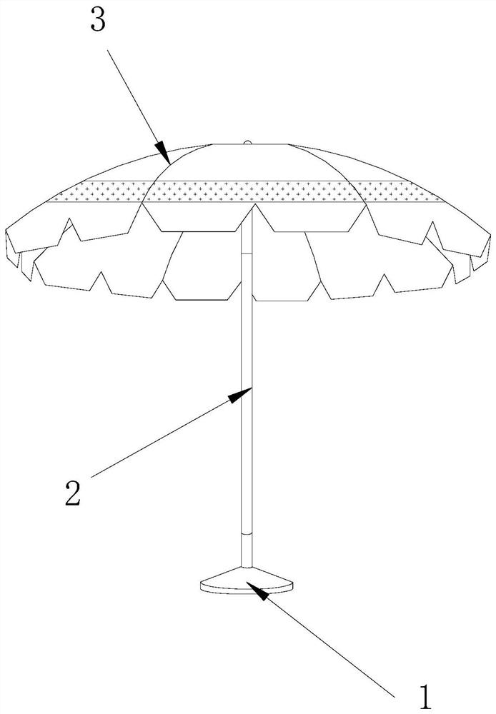 一种太阳能遮阳伞