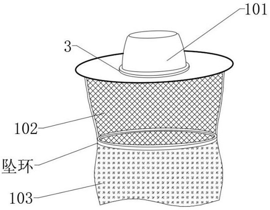 一种具有可替换驱蚊药包的遮阳钓鱼帽