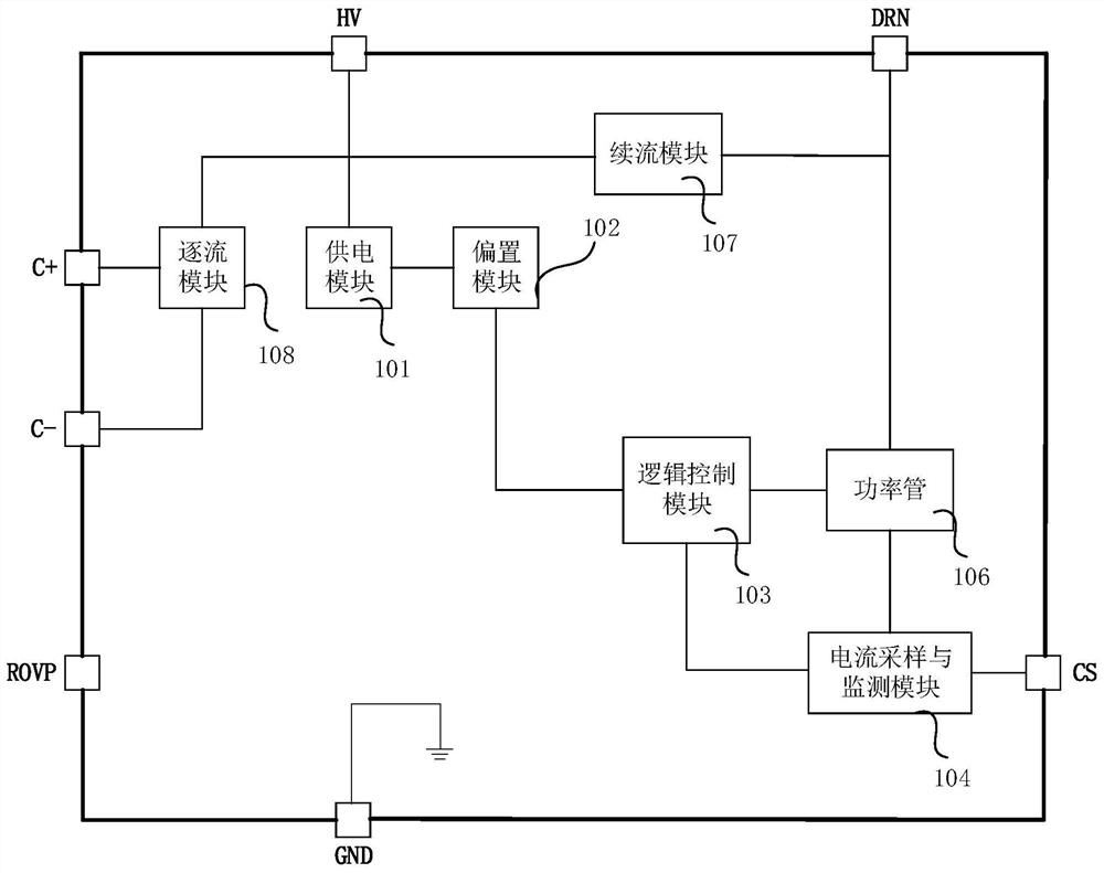 照明灯驱动芯片和驱动电路