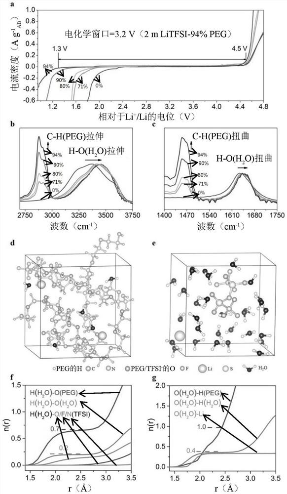 分子拥挤型电解质和包含其的电池及其制造方法