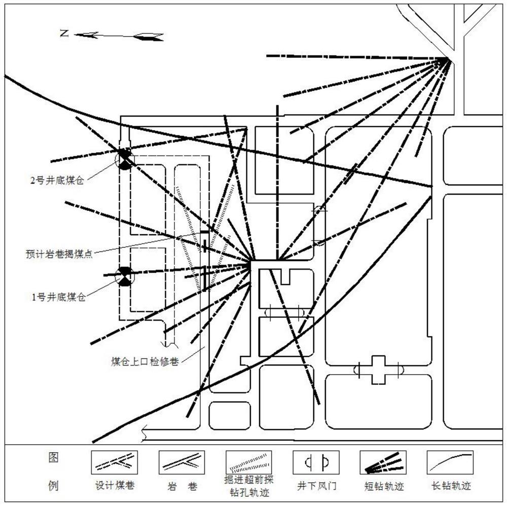 一种富水煤层岩巷安全掘进揭煤防治水保护方法