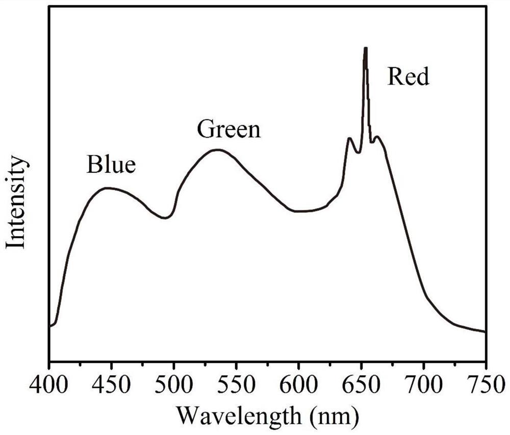 一种高效红光荧光粉及其在暖白光LED中的应用