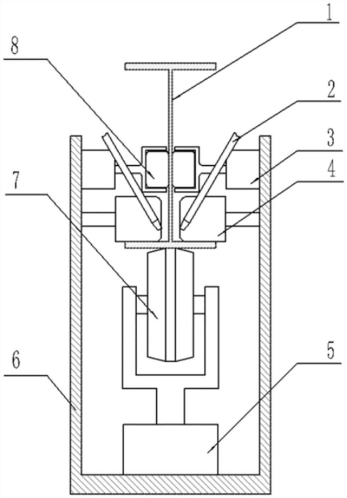 一种H型钢结构翼板矫正机及其使用方法