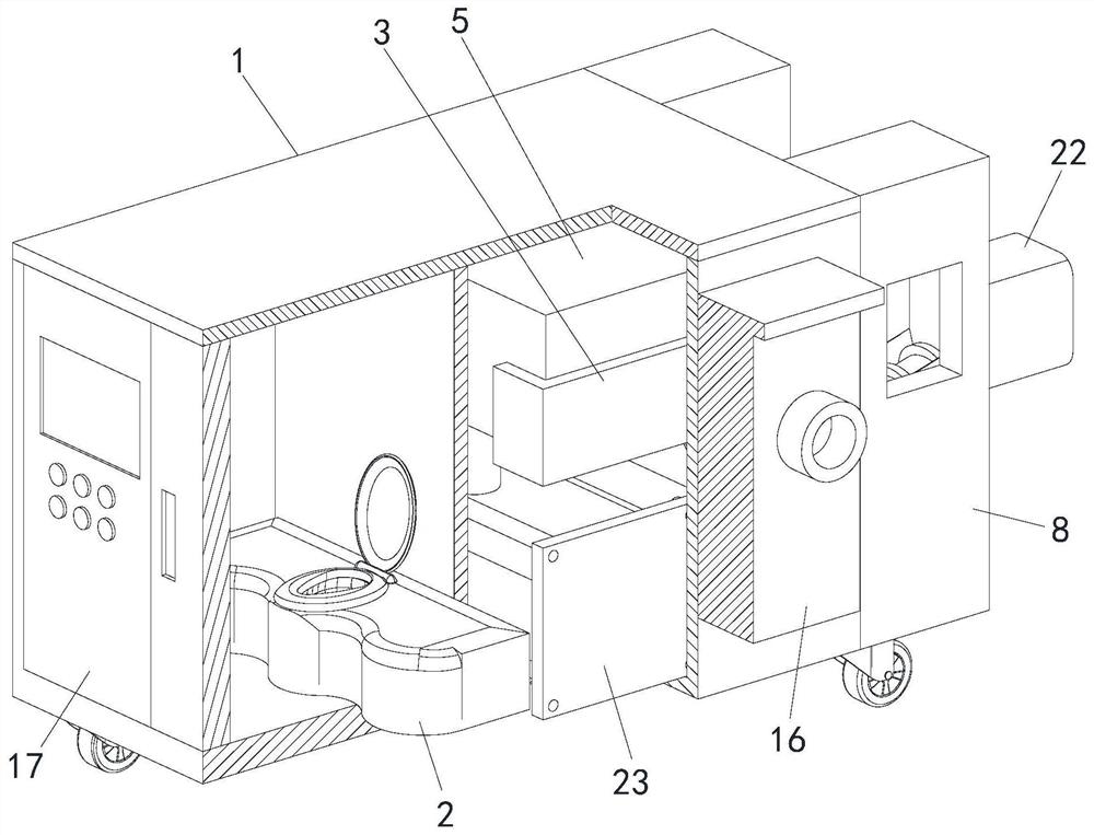 智能无排放移动式卫生间