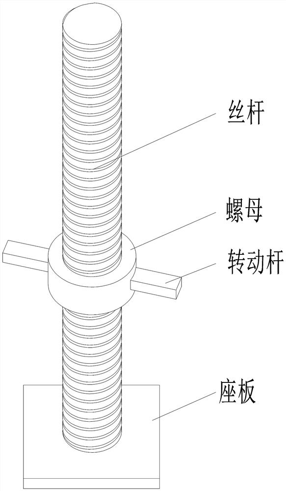 一种可调顶托快速调节工具