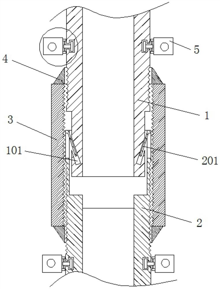 一种安装便捷的建筑给排水管道及使用方法