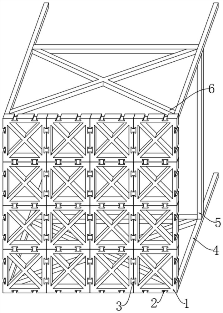 一种便于施工的组合式钢结构网架及其组合方法