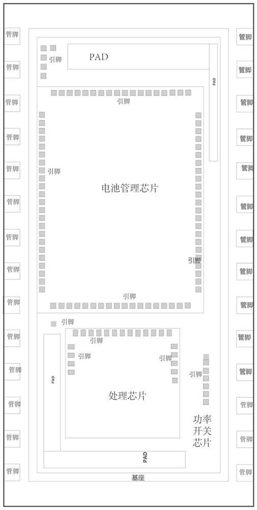 电池管理系统用的检控处理合封器件和检控处理装置