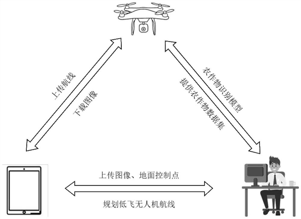 一种基于无人机的农作物实时识别系统及方法