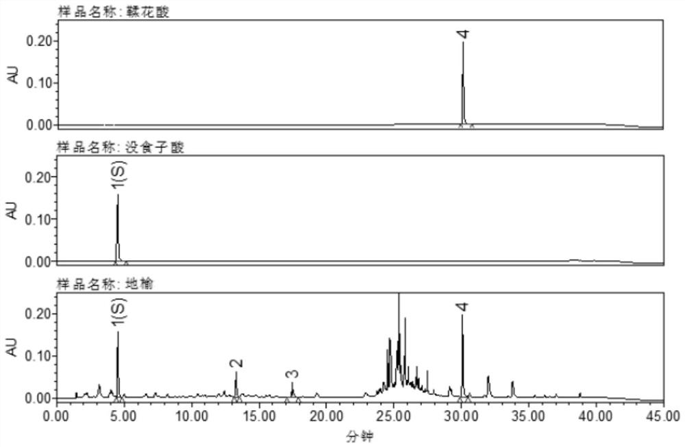 地榆药材的UPLC指纹图谱构建方法和检测方法