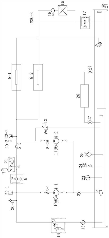 一种高清洁度液压管路清洗系统