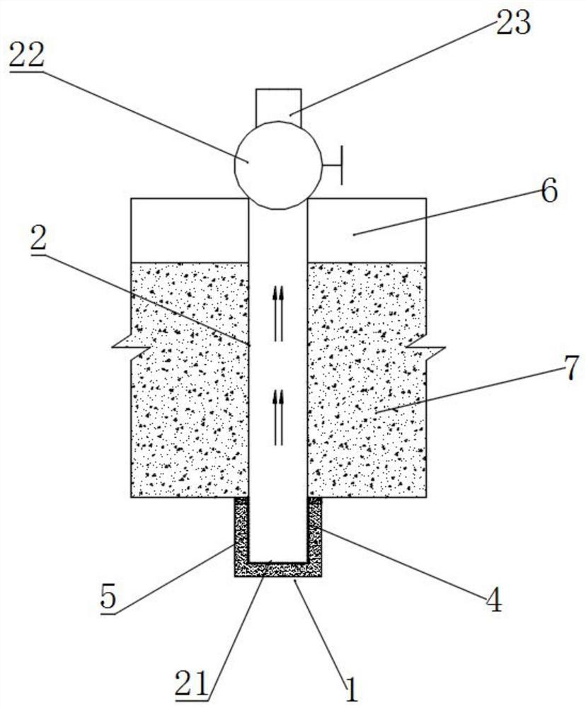 人工挖孔桩孔底涌水排水结构及孔内混凝土浇筑方法