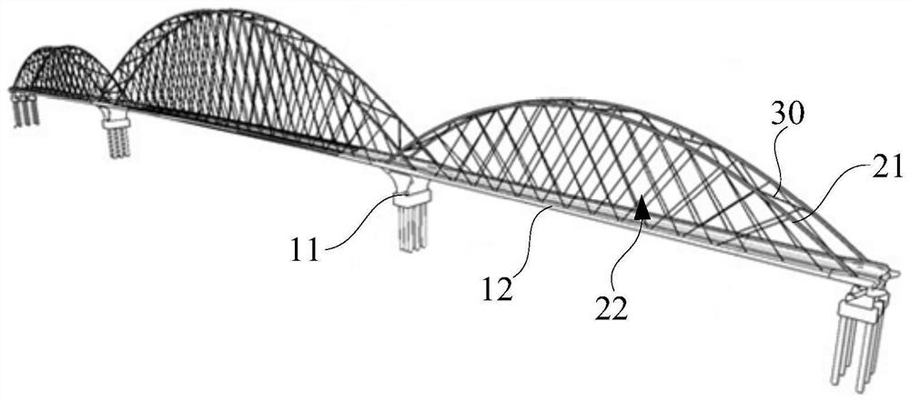 超高性能混凝土连续交叉网状拱桥及其施工方法