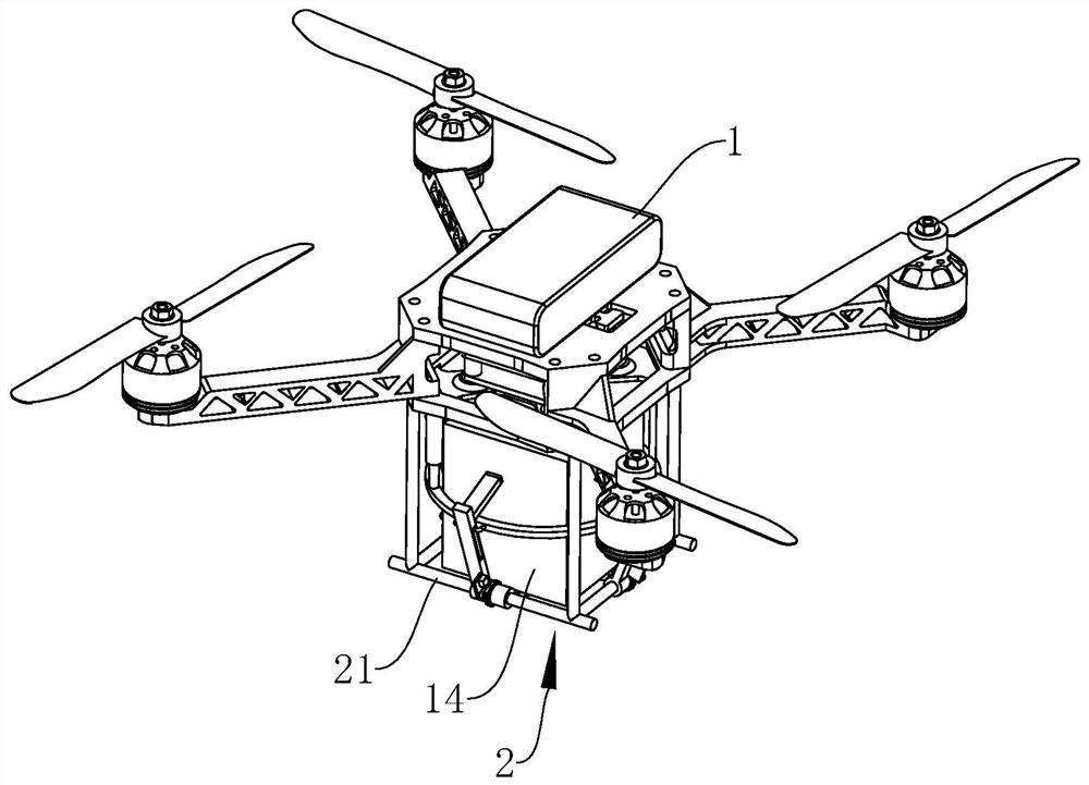 具有精准空投功能的无人机