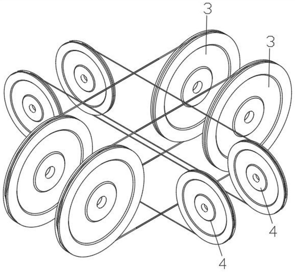 一种井字形切割运行机构