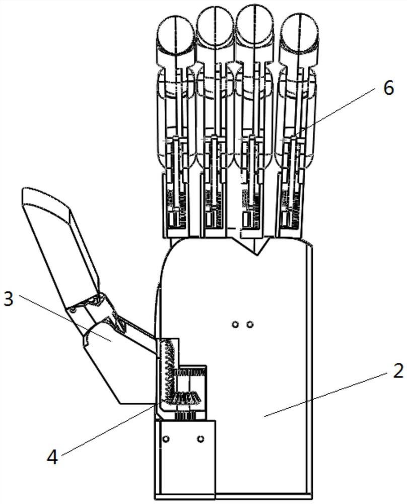 一种多自由度的智能灵巧手装置