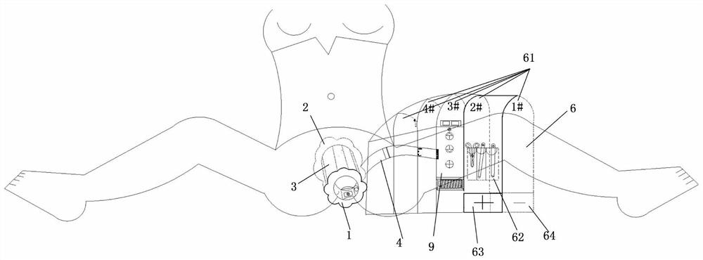 一次性花瓣塑形护阴一体器、灭菌恒温盒及其使用方法