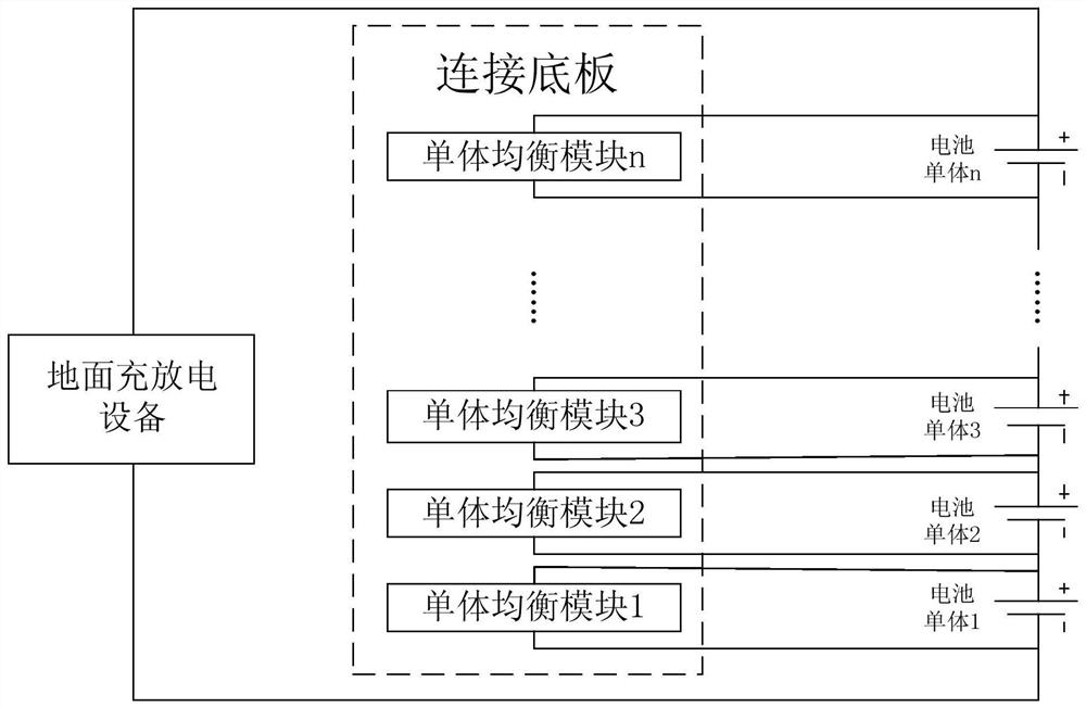 一种运载用锂离子蓄电池单体主动均衡电路