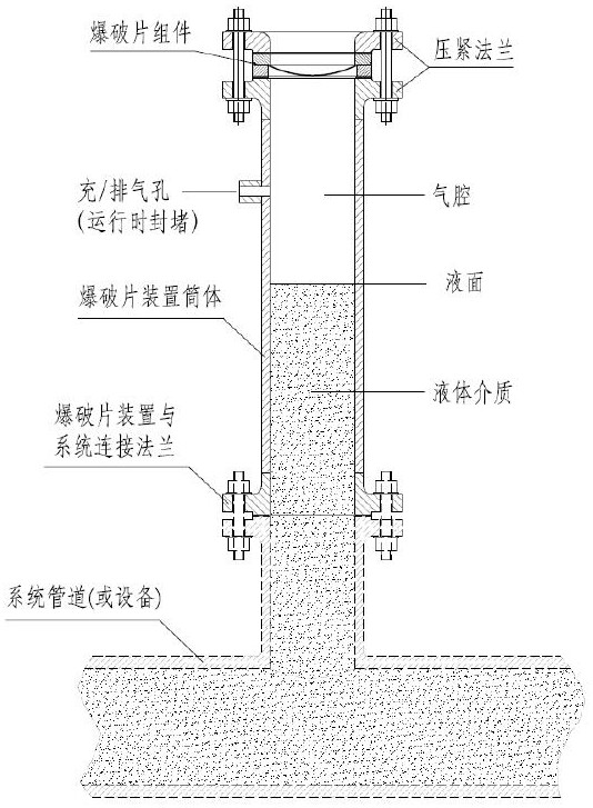 一种爆破片安全装置