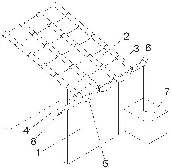 一种仿古建筑屋面檐口结构