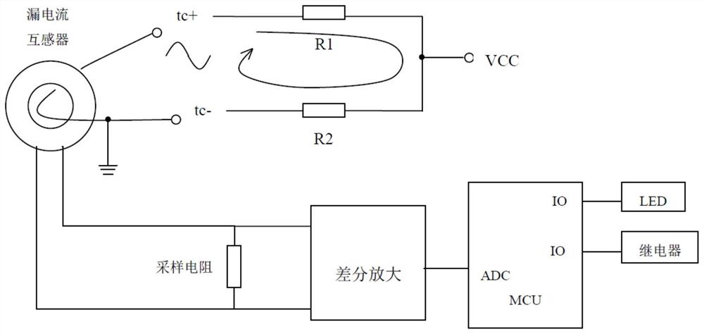 一种充电类设备漏电自检装置及自检方法