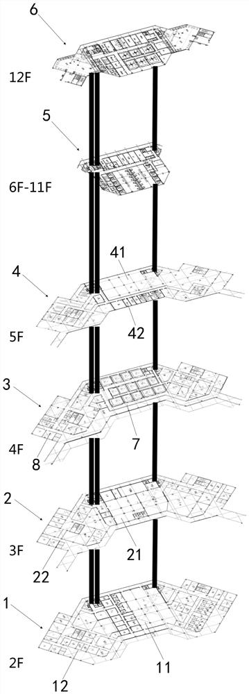 一种便捷的医技流程建筑