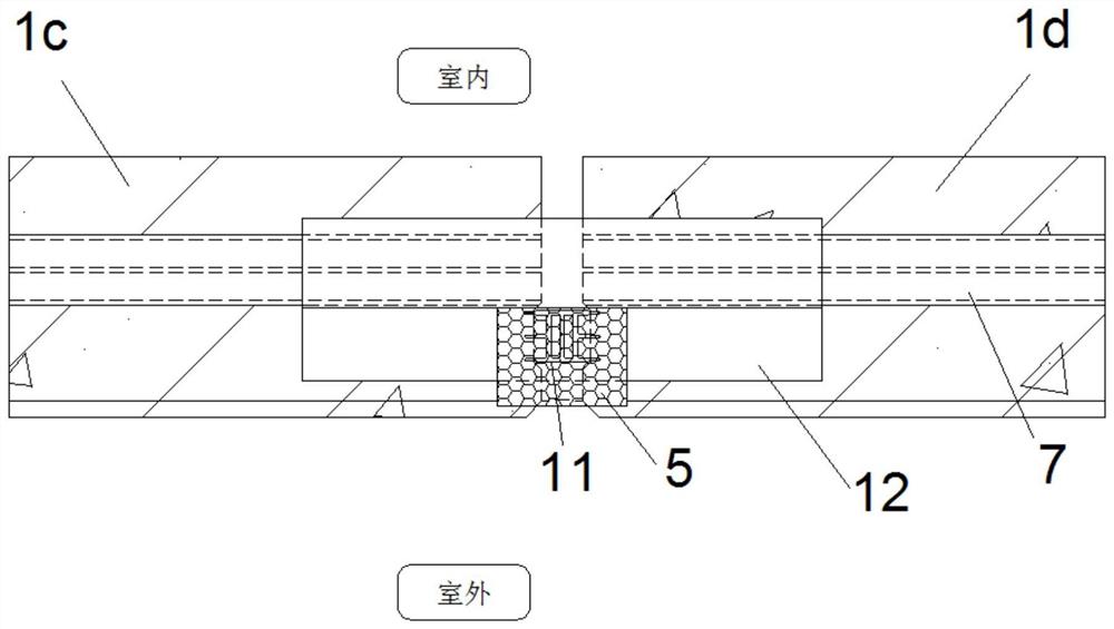 一种具有引流板缝渗水的外挂墙板防水结构及施工方法