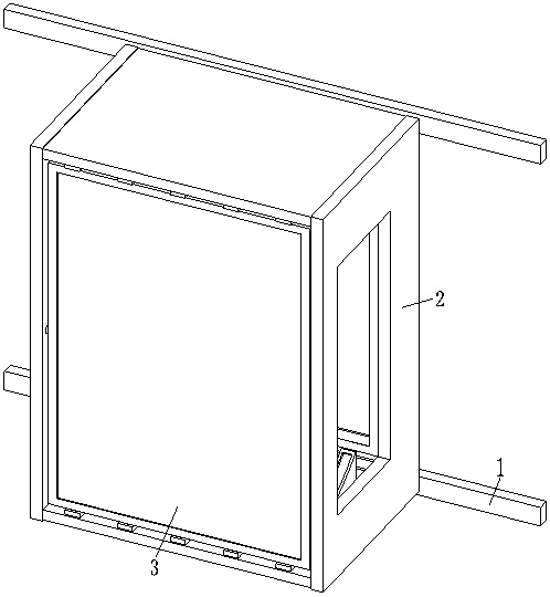 一种智能通风建筑幕墙