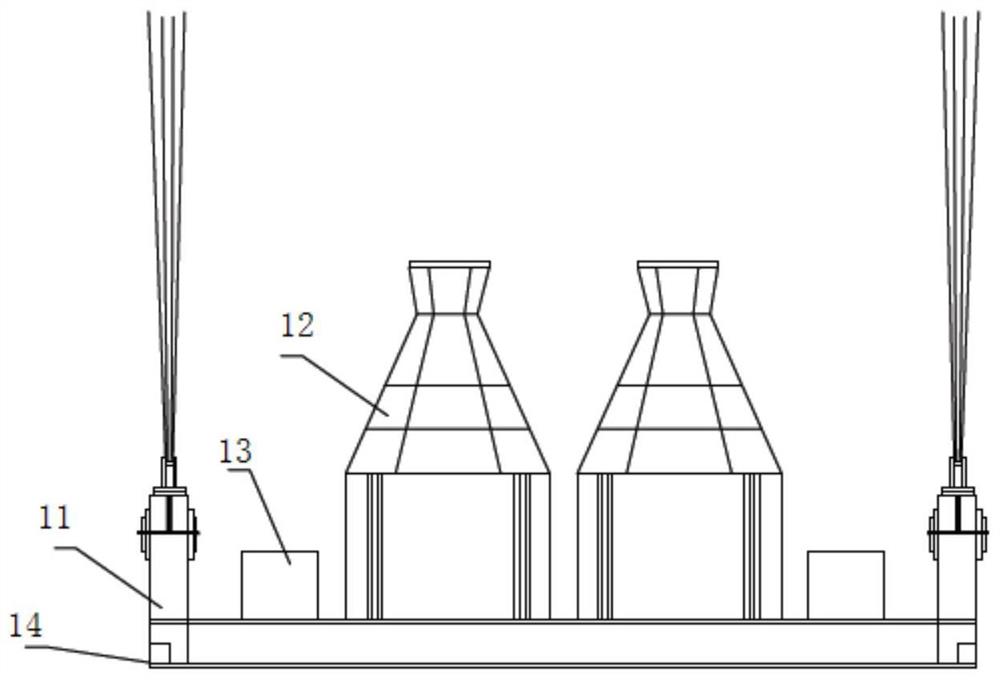 一种成品装卸桥用多功能组合吊具及其控制方法