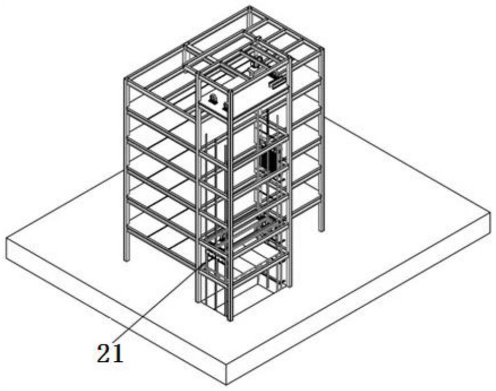 一种基于泊车机器人的立体车库使用的升降机