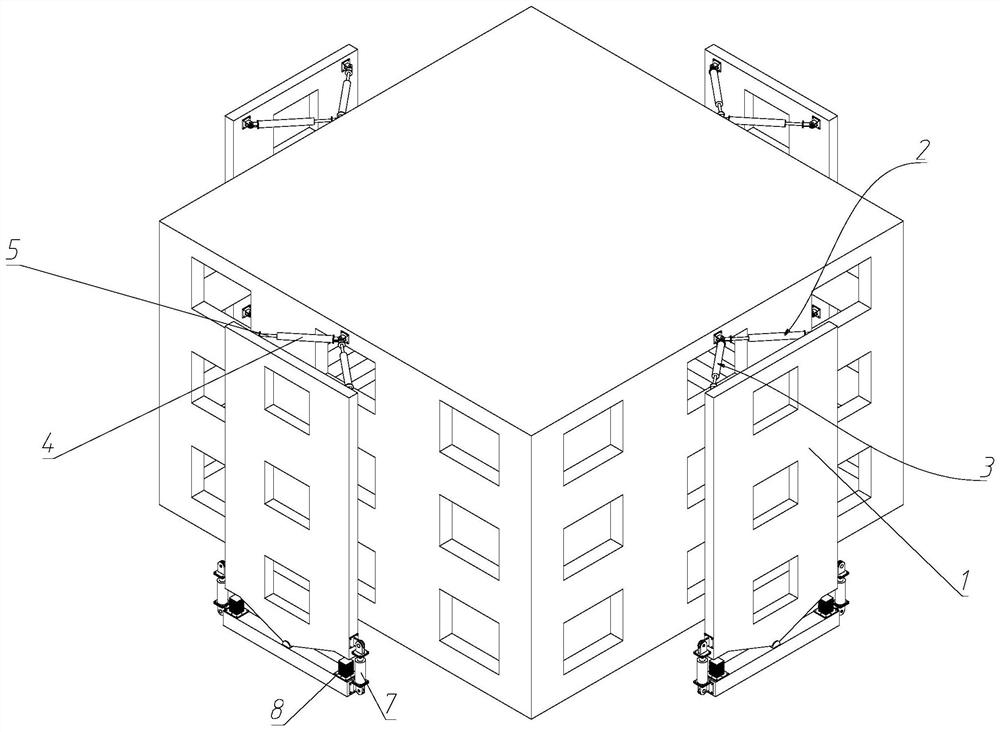 一种耗能型摇摆子结构及加固既有建筑的方法