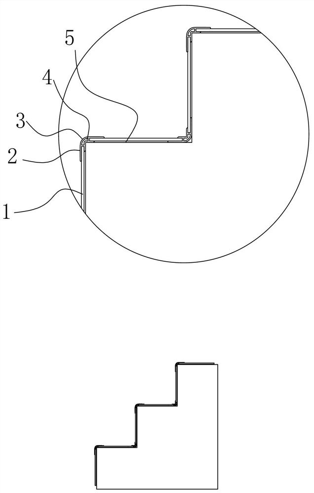 一种楼梯收边结构