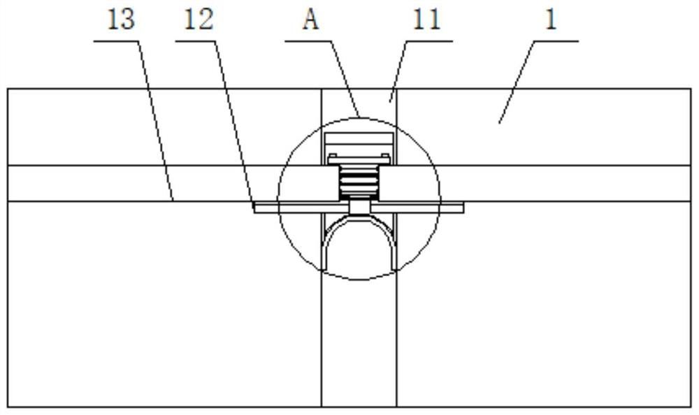 一种用于混凝土房建结构的伸缩缝刚性接地棒保护结构