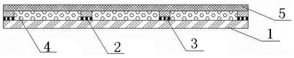 一种梯度热防护层结构试板及其制备方法