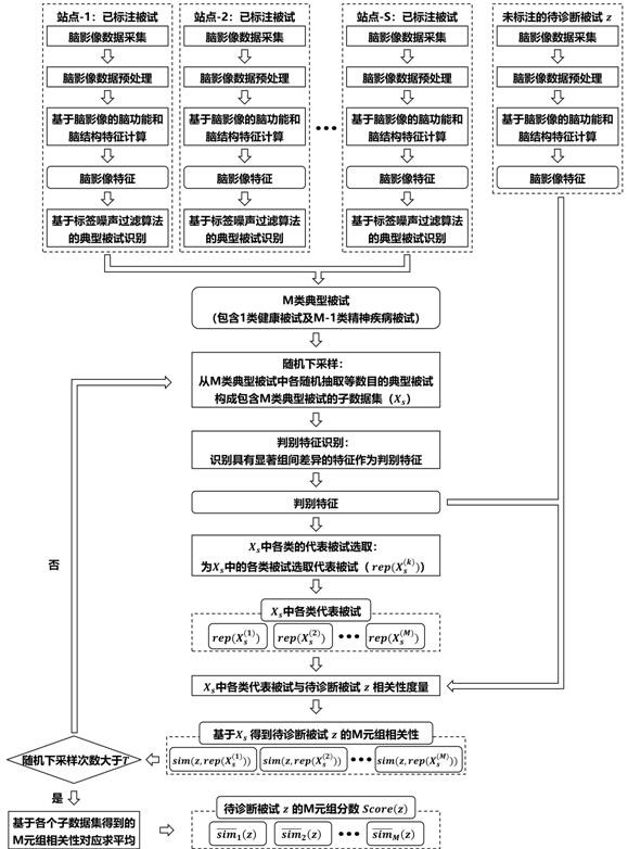 一种基于脑影像的精神疾病评估方法