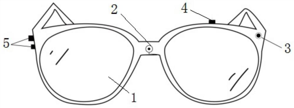 一种可以供盲人使用的情绪识别眼镜