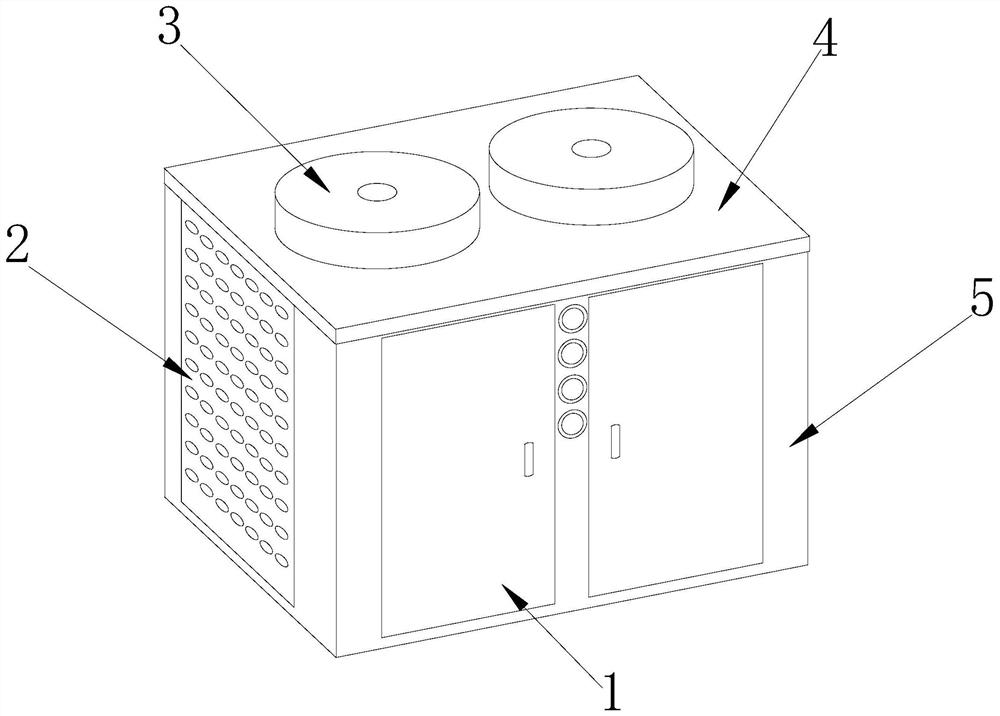 一种带湿热回收的智能型高温热泵烘干机