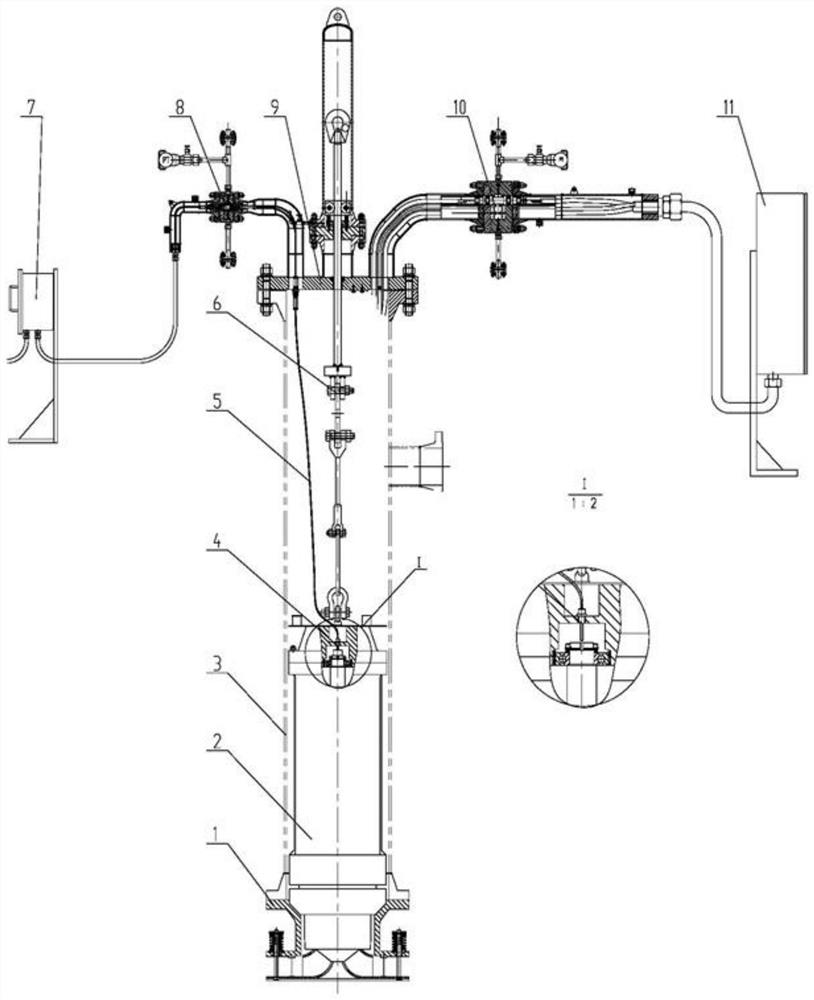 一种低温潜液泵轴位移测试技术
