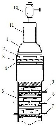 脱除催化油浆中固含量的减压塔