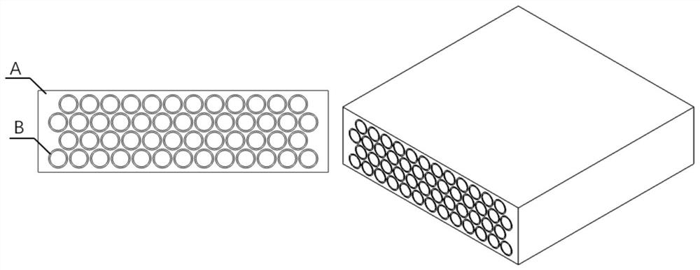 一种抗冲抑振复合材料圆管超弹多孔混杂结构及其制备方法