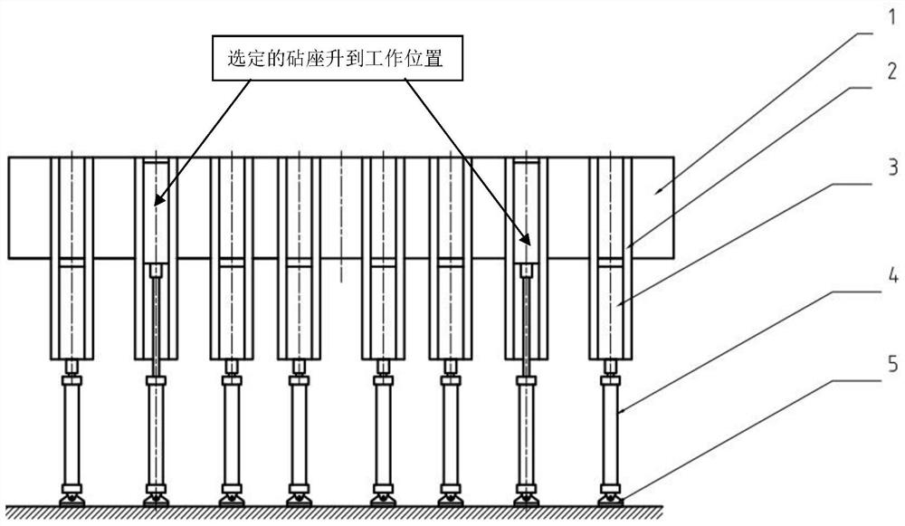 一种分级砧座机构及方法