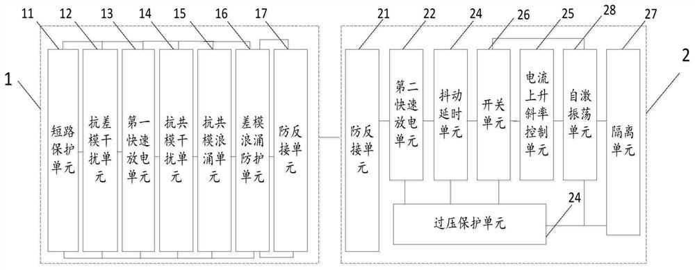 一种直流型POE交换机的输入电源防护电路及装置