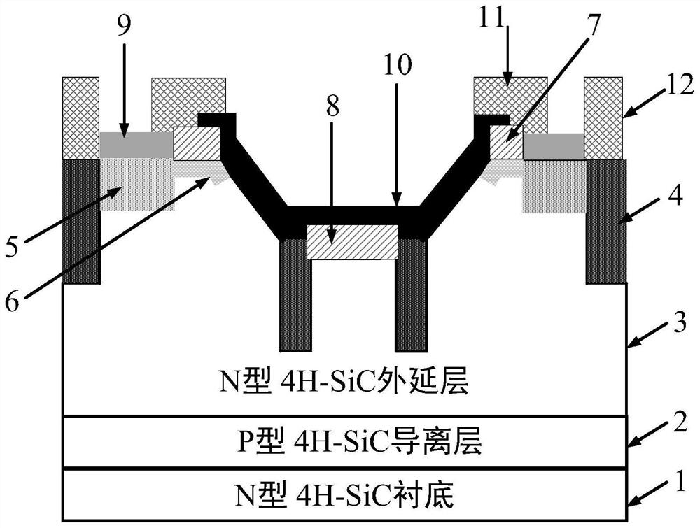一种SiC肖特基功率二极管及其制备方法