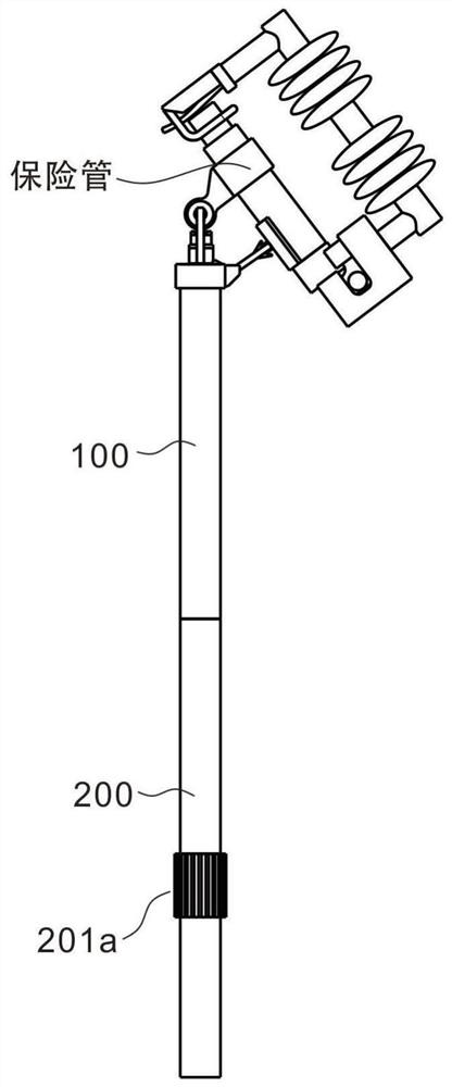 一种35kV户外PT高压熔断器保险管快速更换装置