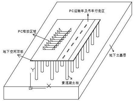 构件堆放区其对应区域地下空间的加固方法