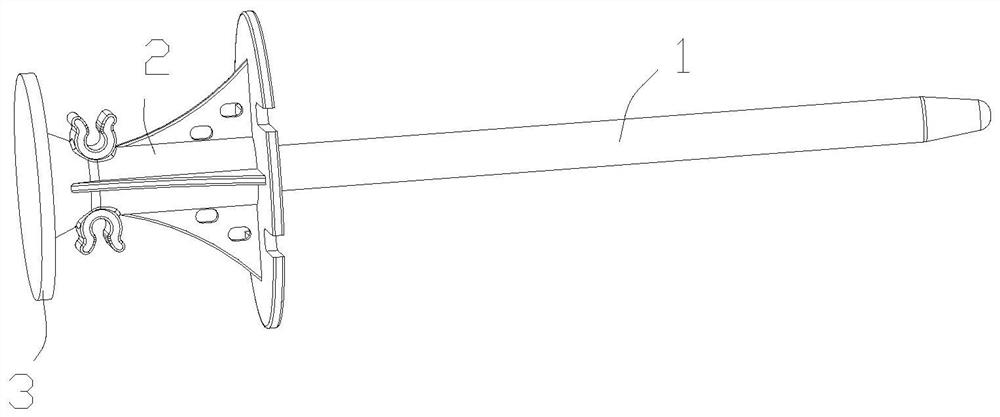 一种建筑墙体用塑料件结构