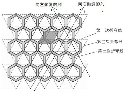 四面体形金属微型桁架夹层结构的制造方法及其冲压模具