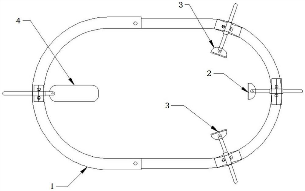 骨盆内入路专用拉钩装置