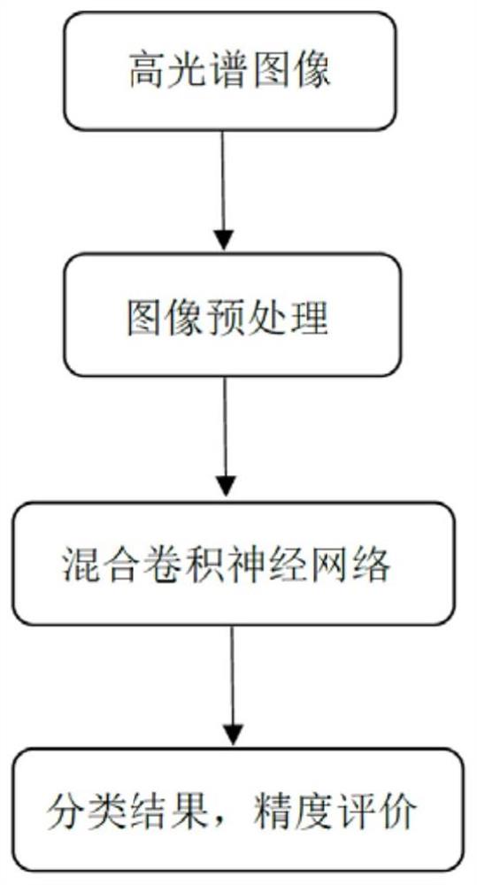 一种基于混合卷积神经网络的高光谱图像分类方法